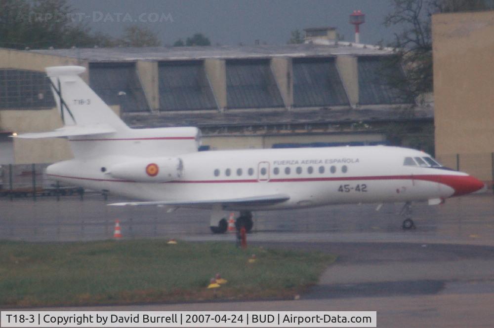 T18-3, 1989 Dassault Falcon 900B C/N 077, Falcon - Fuerza Aerea Espanola