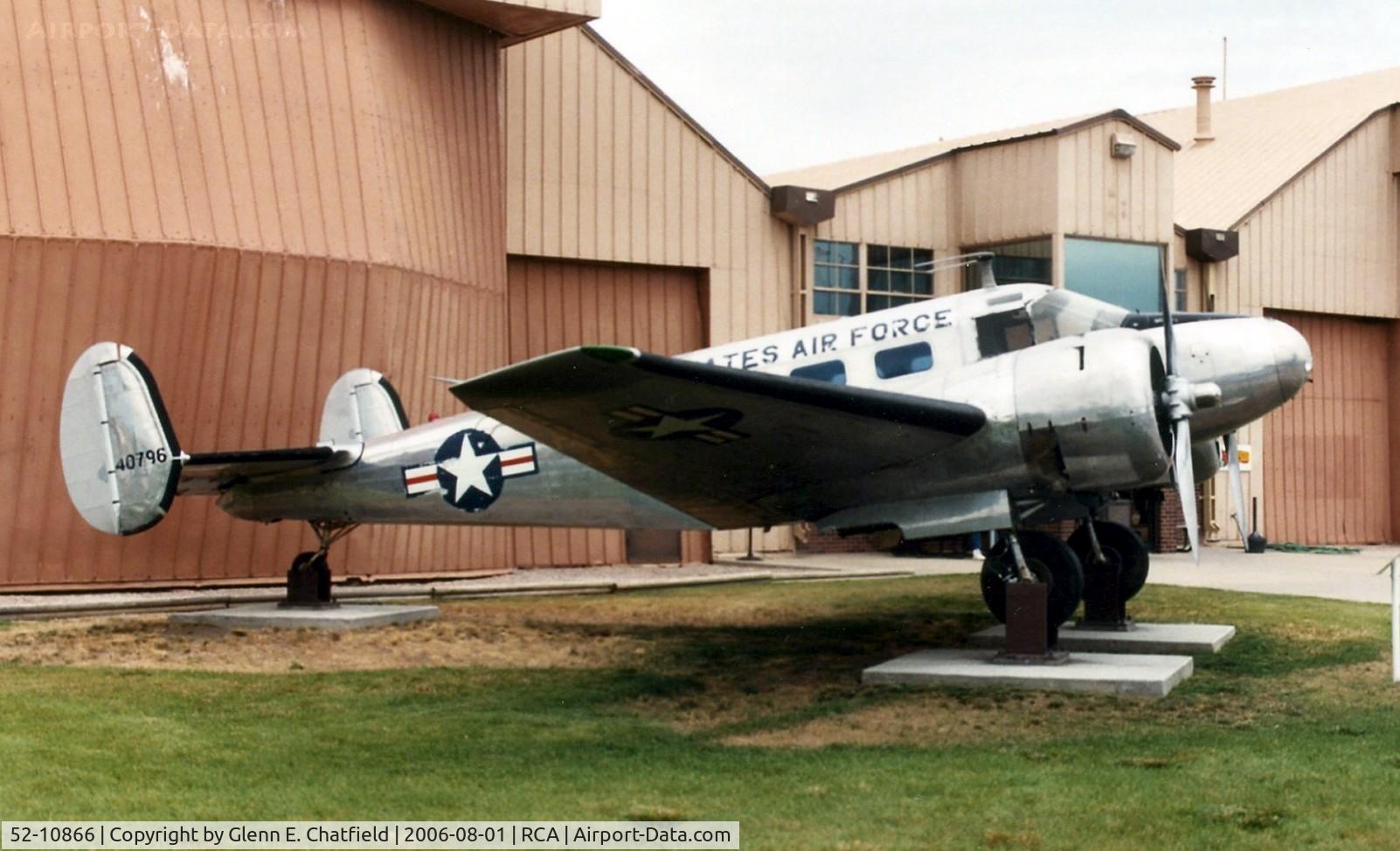 52-10866, 1952 Beech C-45H Expeditor C/N AF-796, C-45H at the South Dakota Air & Space Museum