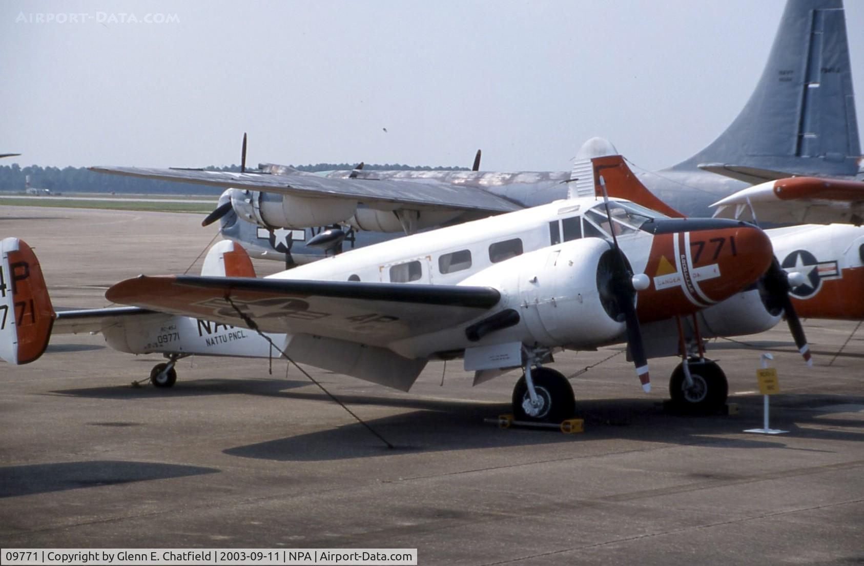09771, Beechcraft RC-45J Expeditor C/N 434, RC-45J at the National Museum of Naval Aviation
