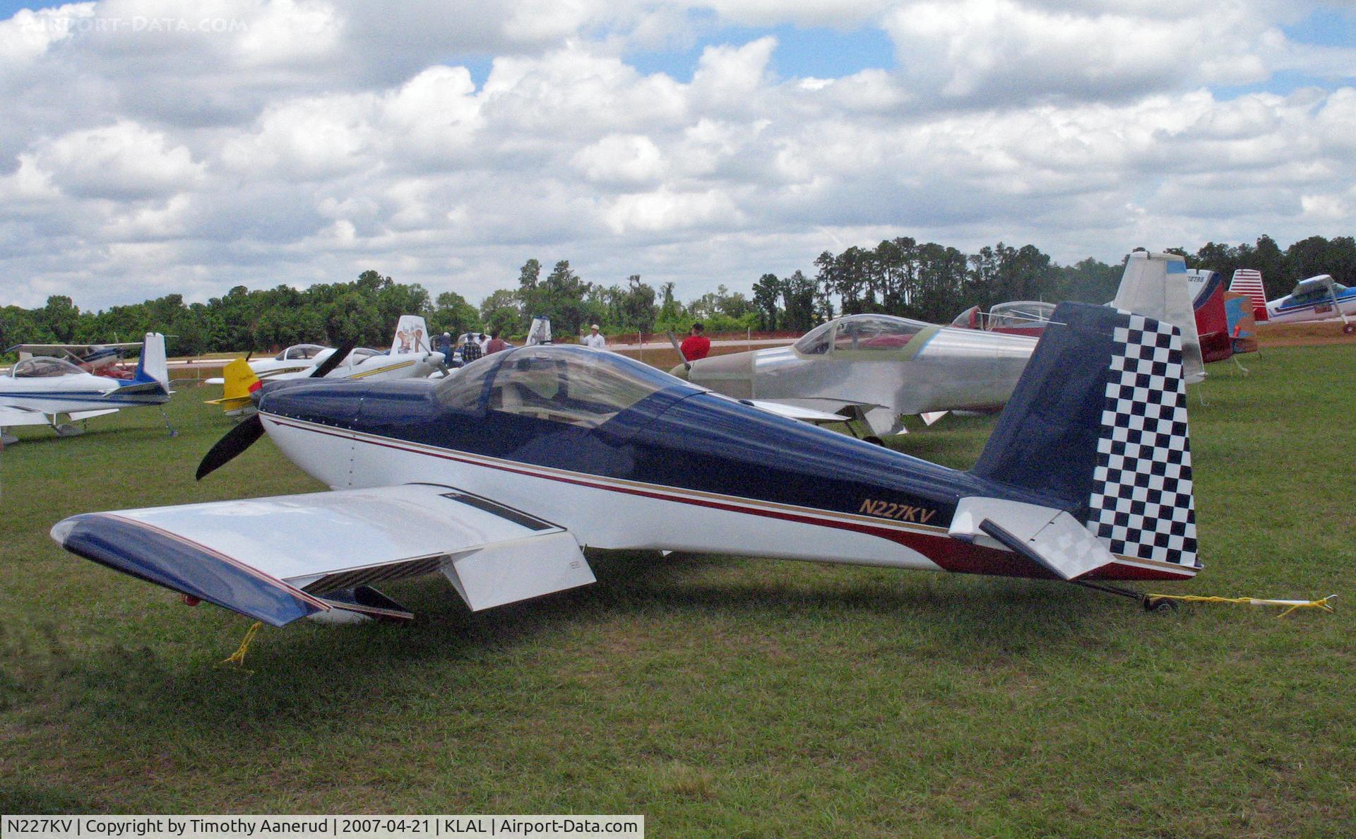 N227KV, 2006 Vans RV-7 C/N 72196, Sun-n-Fun 2007