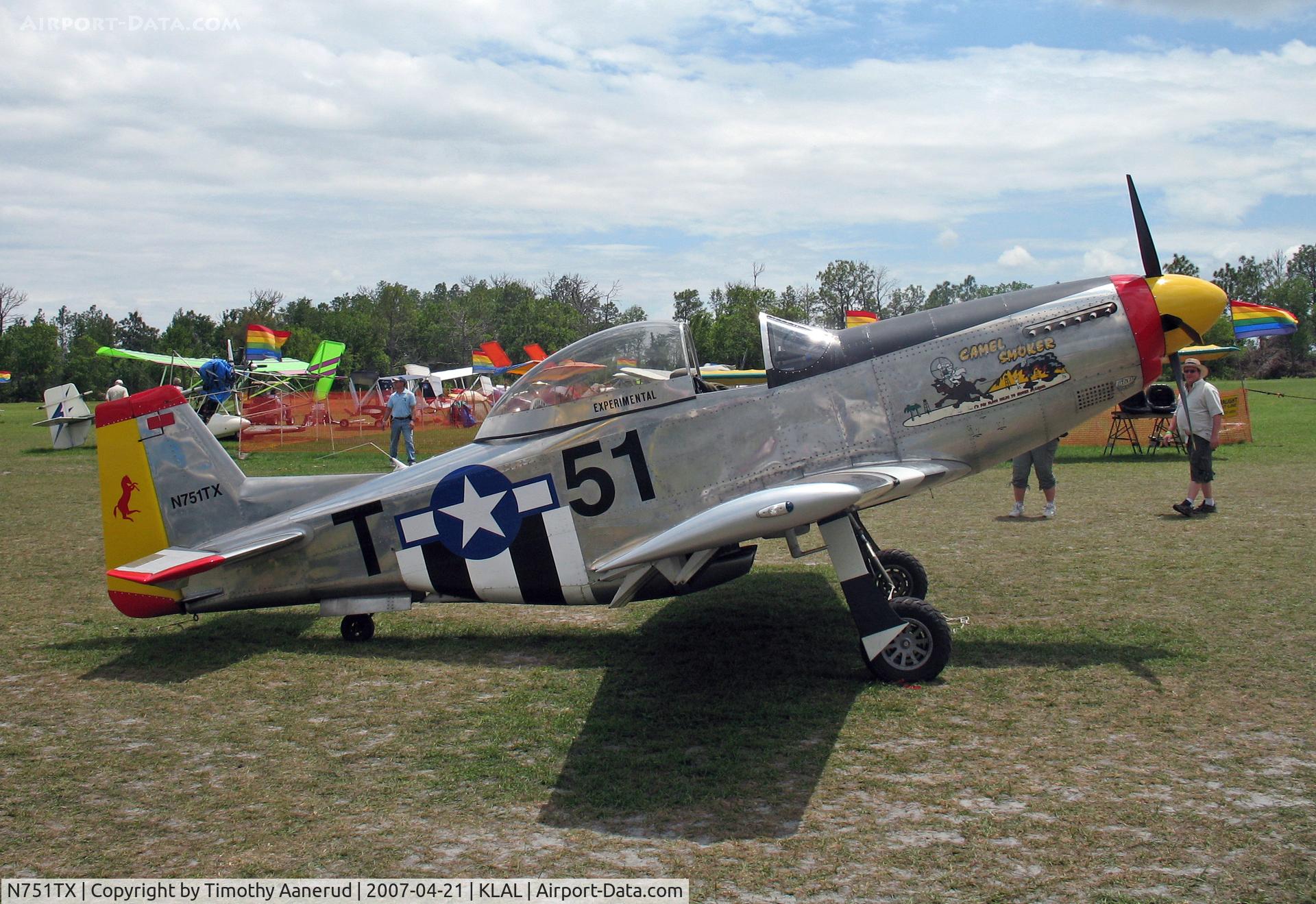 N751TX, Titan T-51 Mustang C/N 0007, Sun-n-Fun 2007