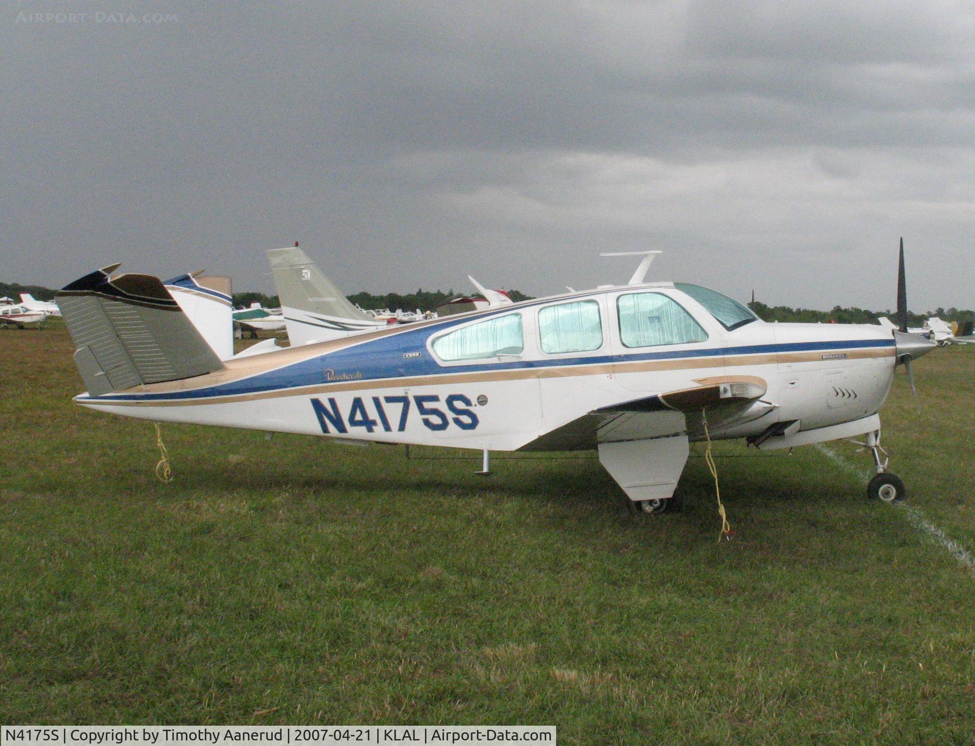 N4175S, 1975 Beech V35B Bonanza C/N D-9756, Sun-n-Fun 2007, 1975 Beech V35B, c/n D-9756