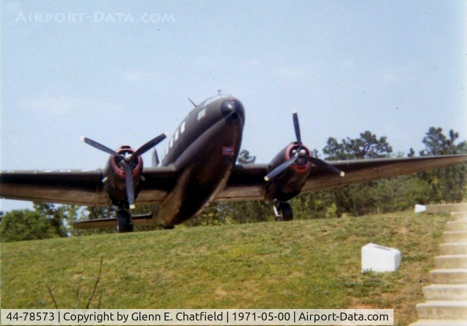 44-78573, 1944 Curtiss C-46F Commando C/N 22396, C-46F at the 82nd Airborne Division Museum
