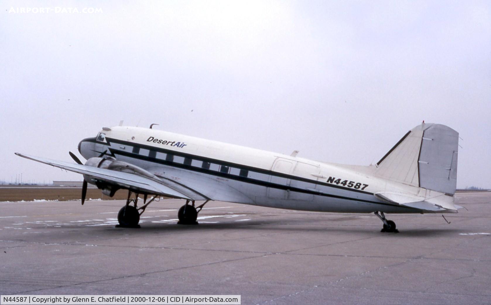 N44587, 1944 Douglas C-47A-20-DK Skytrain  (DC-3C) C/N 12857, C-47A 42-92995 on a blustery day
