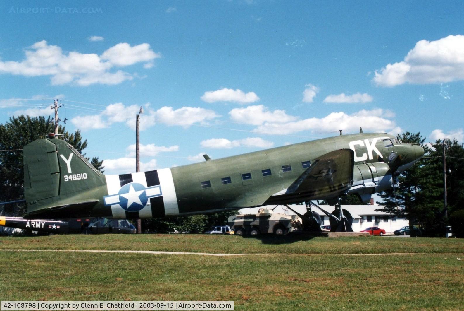 42-108798, 1942 Douglas C-47A-DK Skytrain C/N 11828, C-47B at the 101st Airborne Division Museum.Was R4D-5 17096Was R4D-5 17096