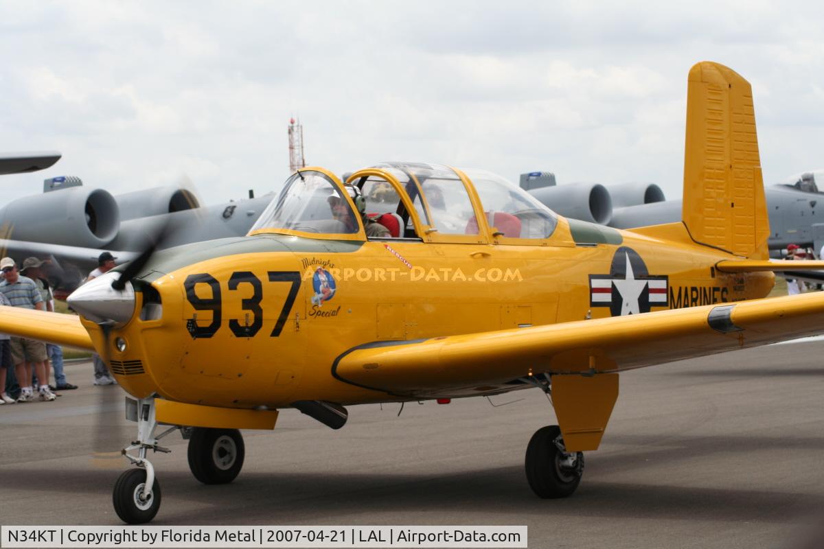 N34KT, 1956 Beech D-45 Mentor C/N BG-271, T-34