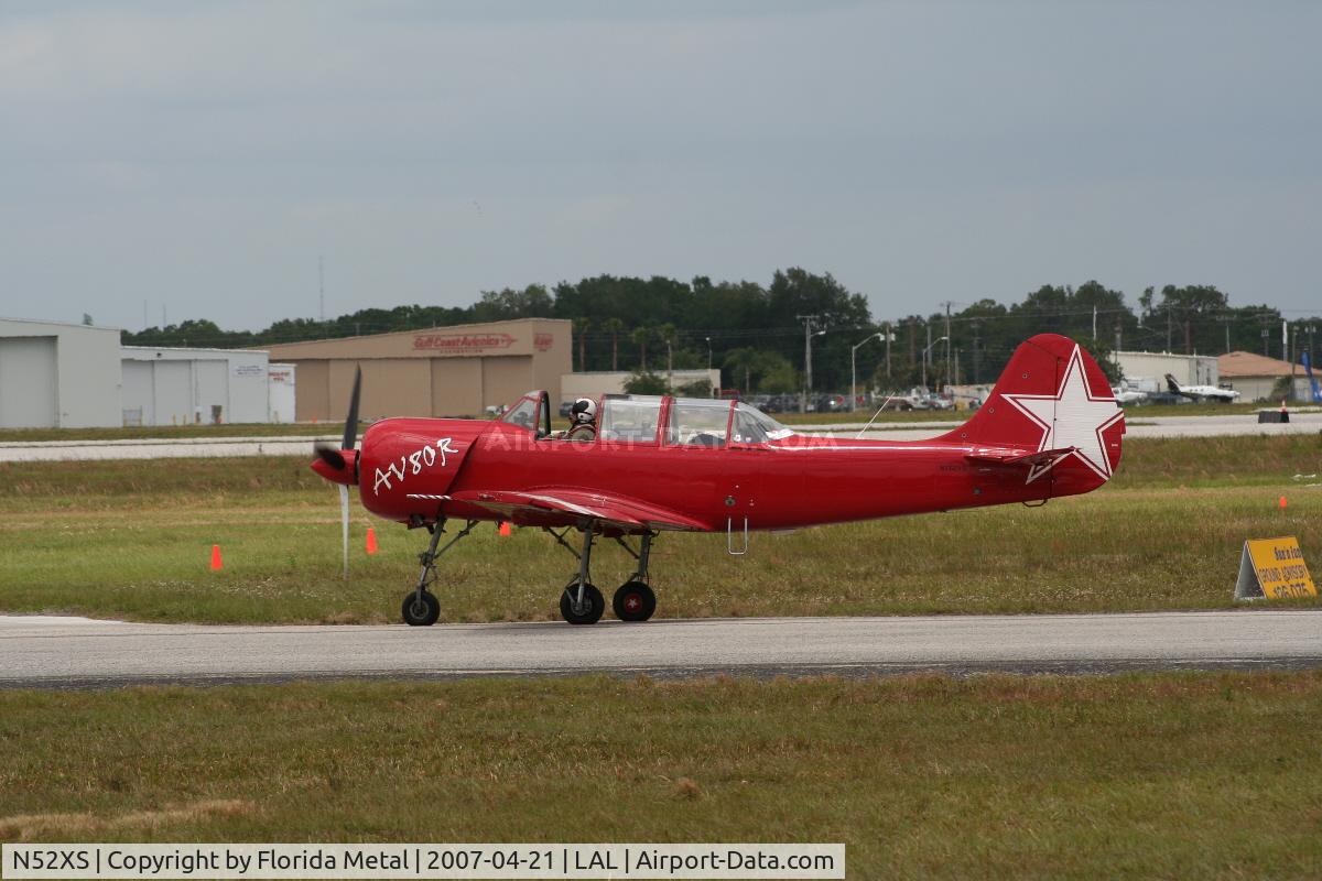 N52XS, Yakovlev (Aerostar) Yak-52W C/N 9912203, Yak 52