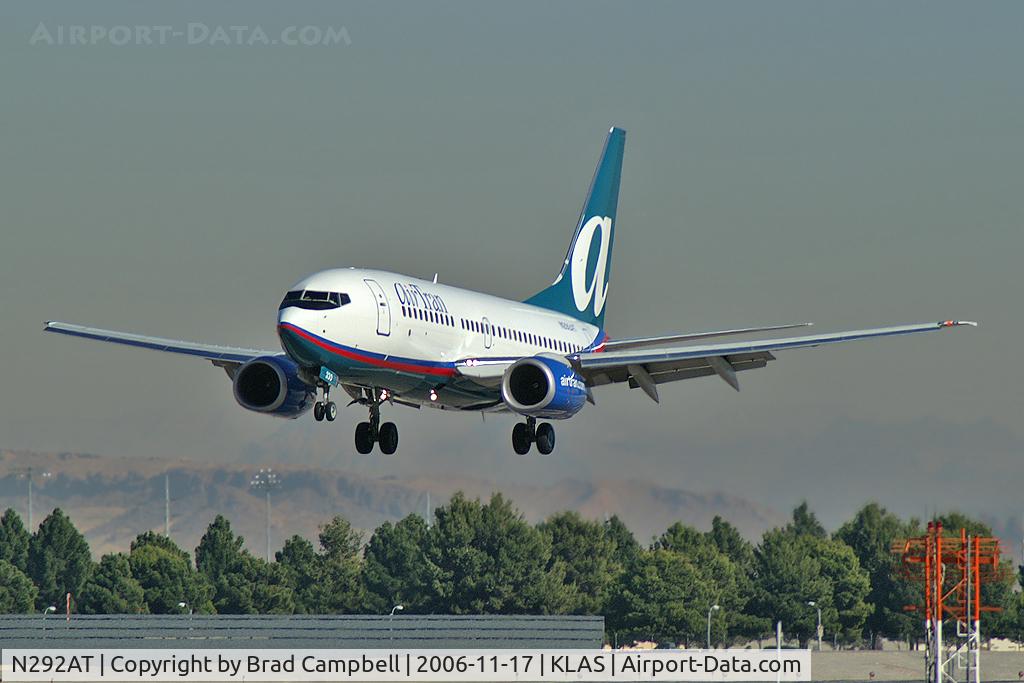 N292AT, 2006 Boeing 737-7BD C/N 33926, airTran / 2006 Boeing 737-7BD