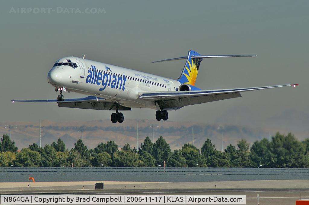 N864GA, 1989 McDonnell Douglas MD-83 (DC-9-83) C/N 49912, Allegiant Air / 1989 McDonnell Douglas DC-9-83(MD-83)