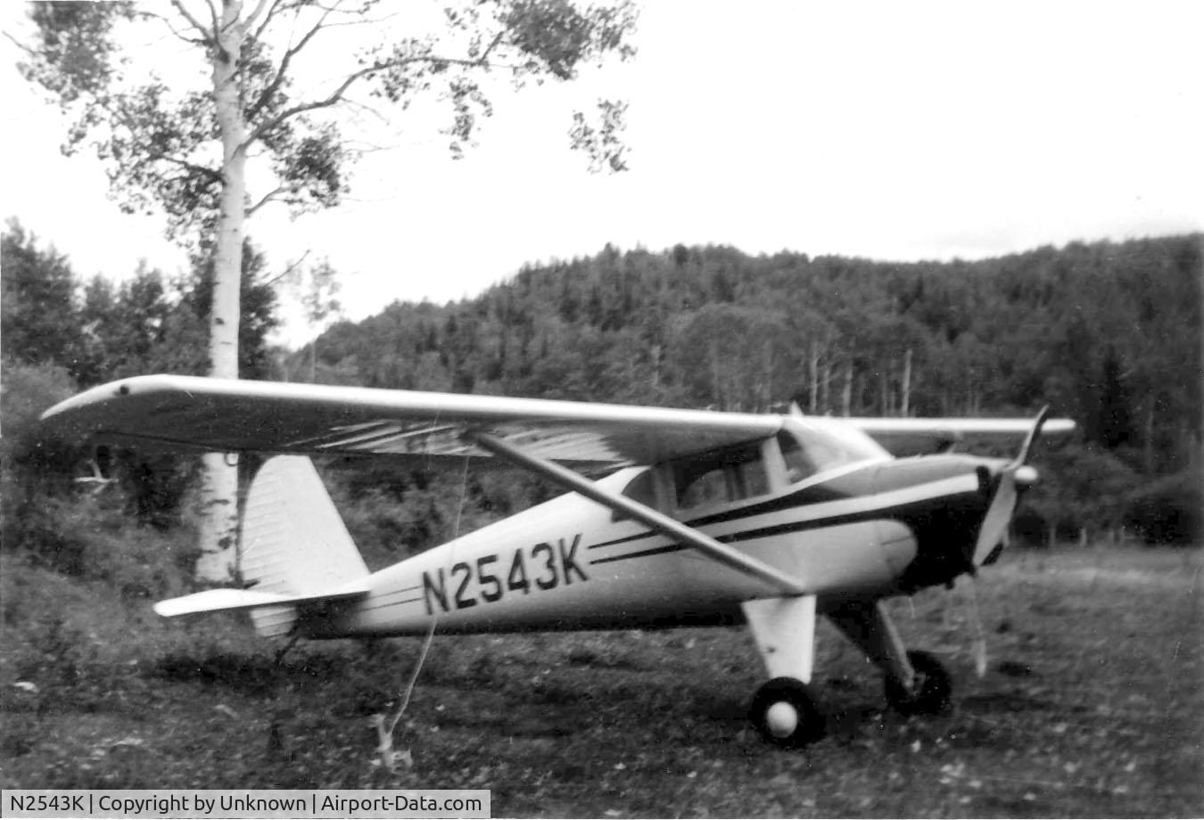 N2543K, 1947 Silvaire LUSCOMBE 8E C/N 5270, Luscombe at time of ownership by Francis Sloat