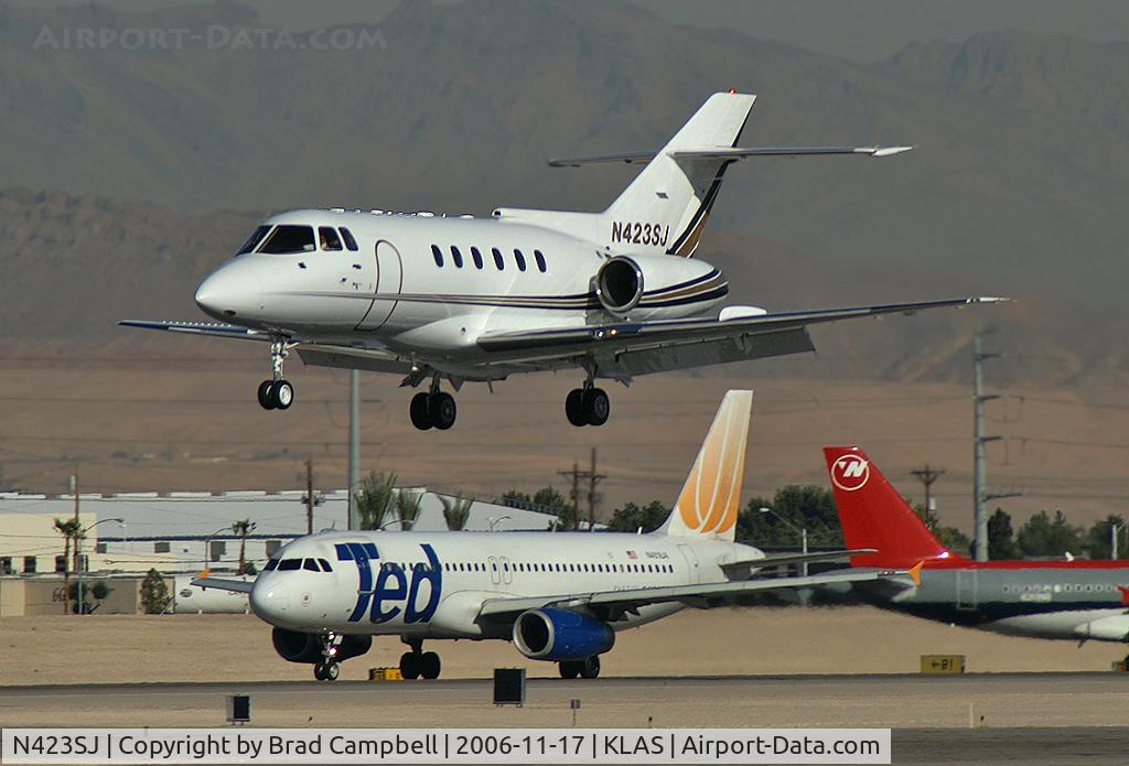 N423SJ, British Aerospace BAe.125 Series 800A C/N 258135, Corporate - Wells Fargo /  British Aerospace BAE 125 Series 800A