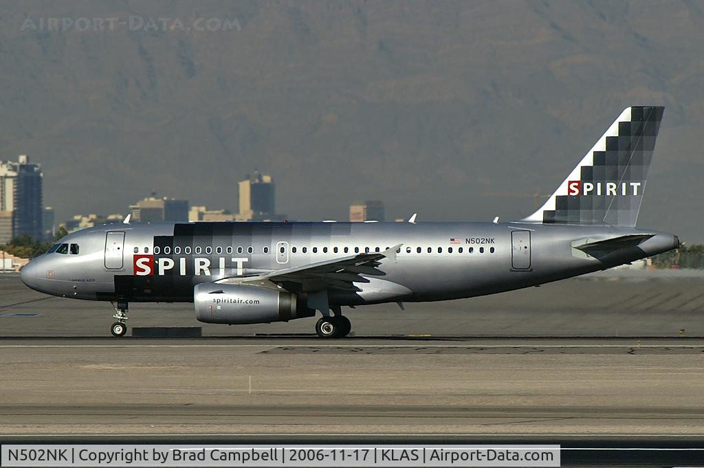 N502NK, 2005 Airbus A319-132 C/N 2433, Spirit Airlines / 2005 Airbus A319-132