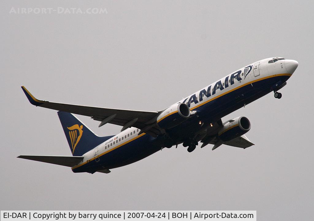 EI-DAR, 2003 Boeing 737-8AS C/N 33552, RYANAIR 737