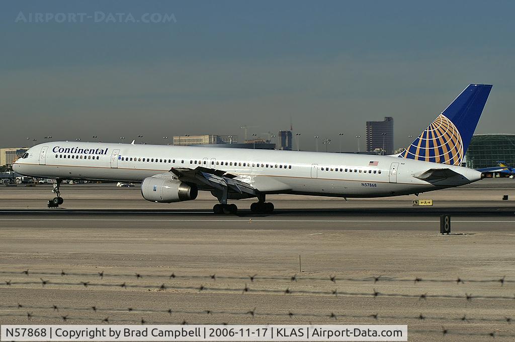 N57868, 2002 Boeing 757-33N C/N 32590, Continental Airlines / 2002 Boeing 757-33N