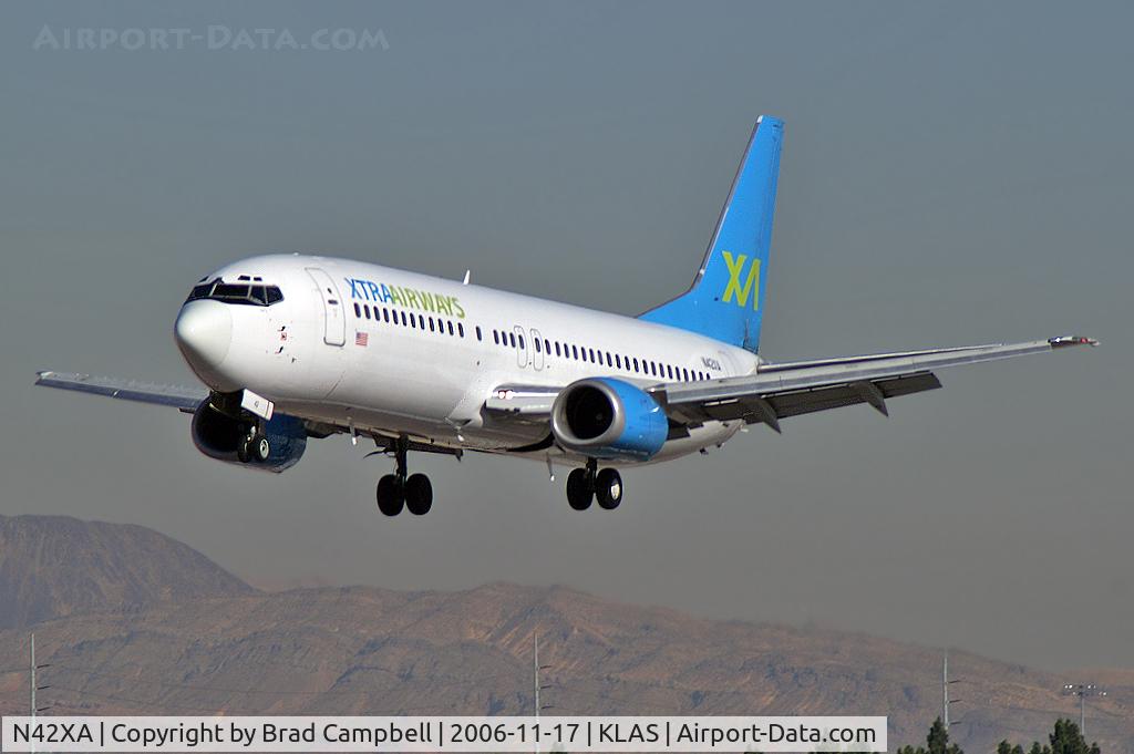 N42XA, 1992 Boeing 737-429 C/N 25729, Xtra Airways - Elko, Nevada / Boeing 737-400