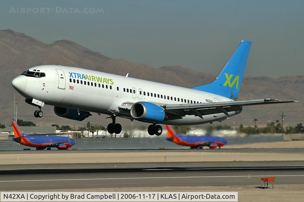 N42XA, 1992 Boeing 737-429 C/N 25729, Xtra Airways - Elko, Nevada / Boeing 737-400