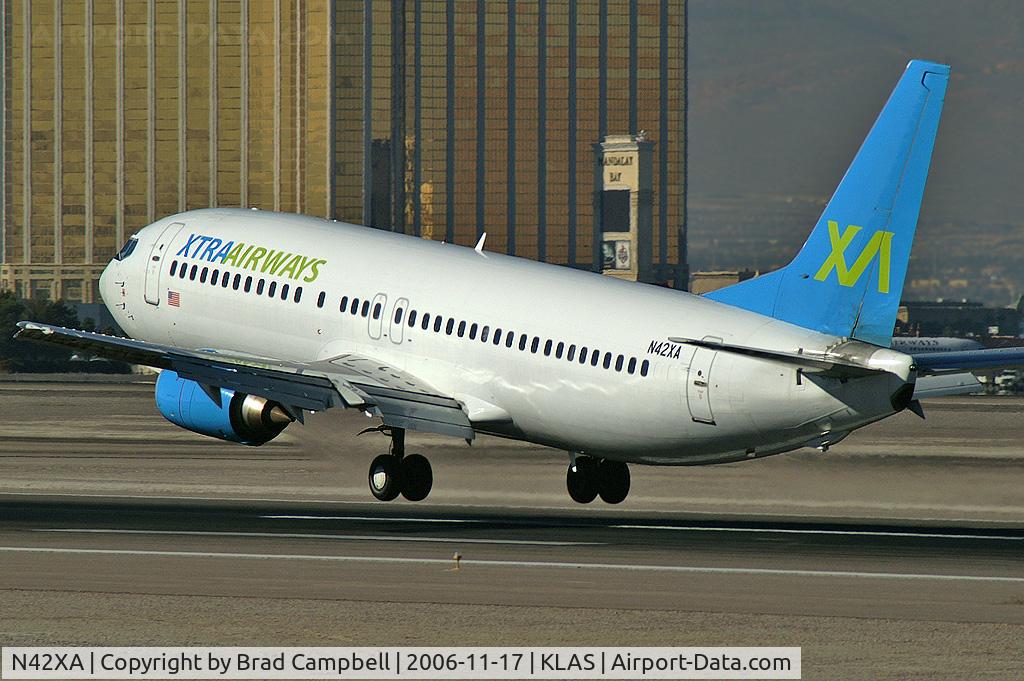 N42XA, 1992 Boeing 737-429 C/N 25729, Xtra Airways - Elko, Nevada / Boeing 737-400