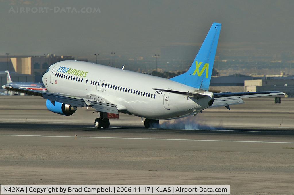 N42XA, 1992 Boeing 737-429 C/N 25729, Xtra Airways - Elko, Nevada / Boeing 737-400