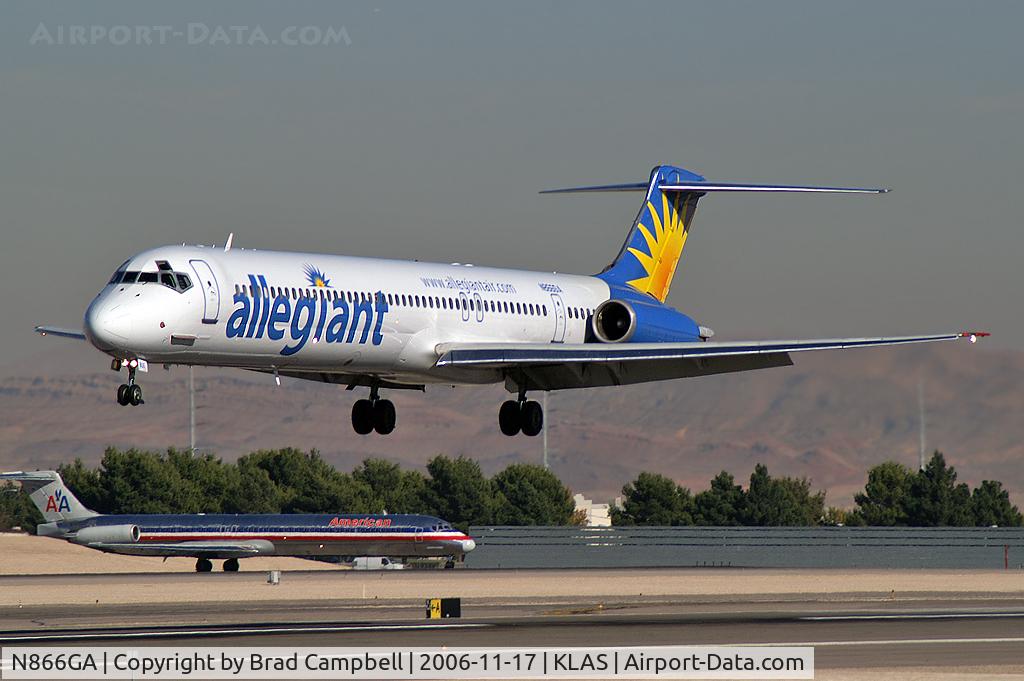 N866GA, 1989 McDonnell Douglas MD-83 (DC-9-83) C/N 49910, Allegiant Air / 1989 McDonnell Douglas DC-9-83(MD-83)