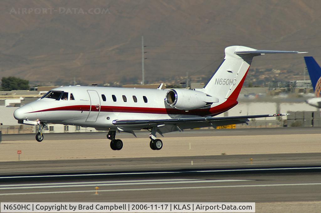 N650HC, Cessna 650 C/N 650-0124, Findlay Management Group - Henderson, Nevada / Cessna 650