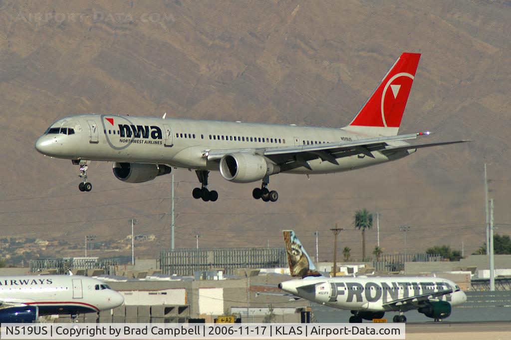 N519US, 1986 Boeing 757-251 C/N 23207, Northwest Airlines / 1986 Boeing 757-251