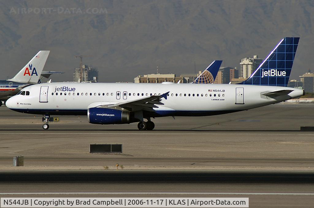 N544JB, 2002 Airbus A320-232 C/N 1835, jetBlue Airways - 'Blue Jean Baby' / 2002 Airbus A320-232