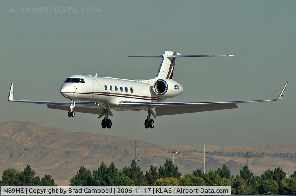 N89HE, 1999 Gulfstream Aerospace G-V C/N 568, Harrah's Operating Co. - Las Vegas, Nevada / 1999 Gulfstream Aerospace G-V