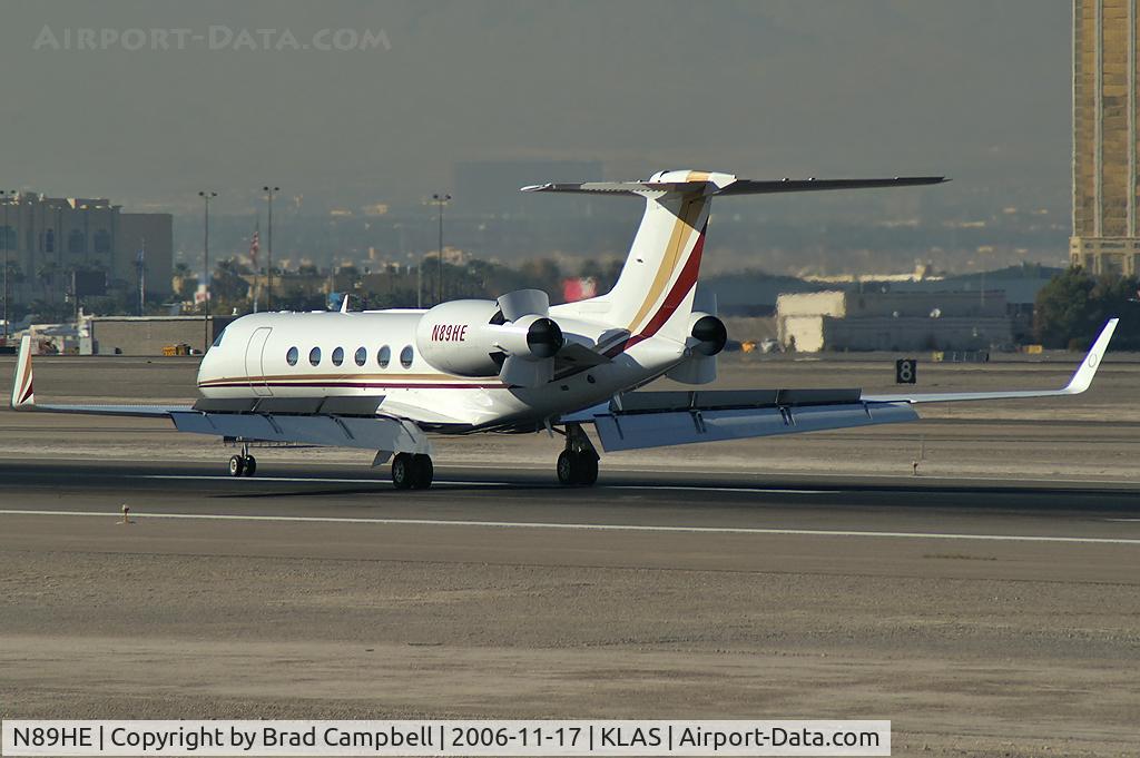 N89HE, 1999 Gulfstream Aerospace G-V C/N 568, Harrah's Operating Co. - Las Vegas, Nevada / 1999 Gulfstream Aerospace G-V