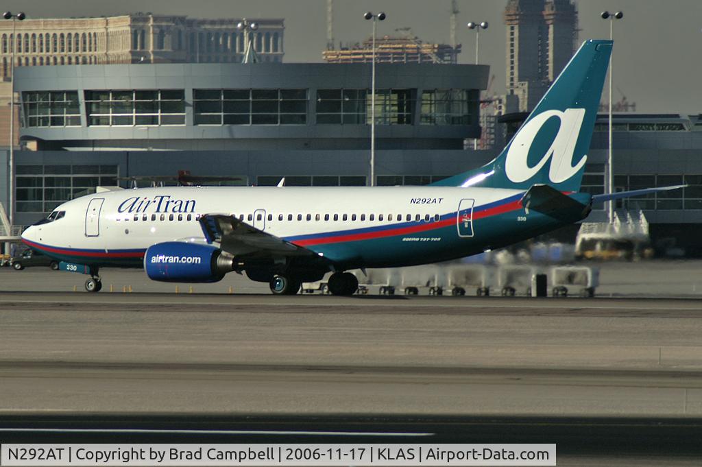 N292AT, 2006 Boeing 737-7BD C/N 33926, airTran / 2006 Boeing 737-7BD