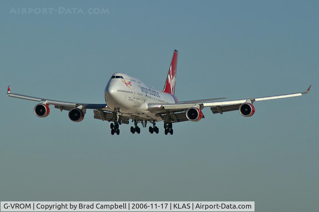 G-VROM, 2001 Boeing 747-443 C/N 32339, Virgin Atlantic - 'Barbarella' / 2001 Boeing Company 747-443