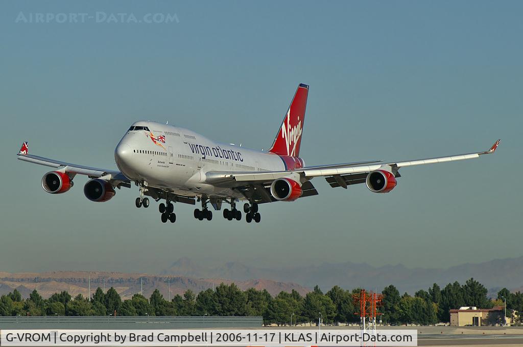 G-VROM, 2001 Boeing 747-443 C/N 32339, Virgin Atlantic - 'Barbarella' / 2001 Boeing Company 747-443