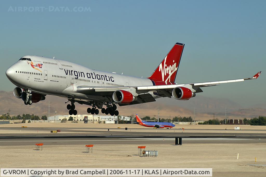 G-VROM, 2001 Boeing 747-443 C/N 32339, Virgin Atlantic - 'Barbarella' / 2001 Boeing Company 747-443