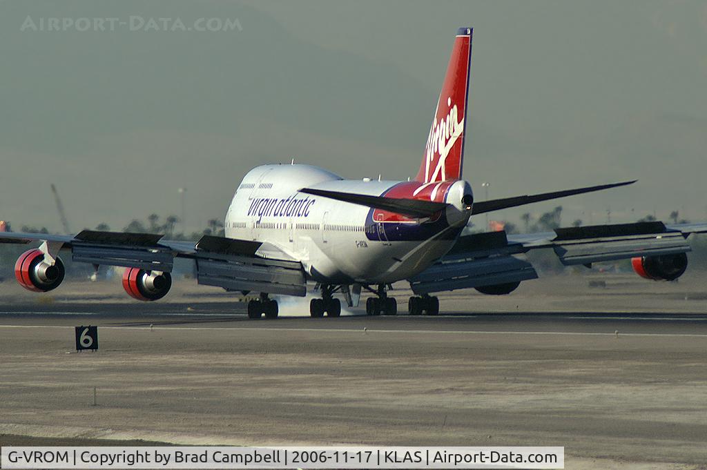G-VROM, 2001 Boeing 747-443 C/N 32339, Virgin Atlantic - 'Barbarella' / 2001 Boeing Company 747-443