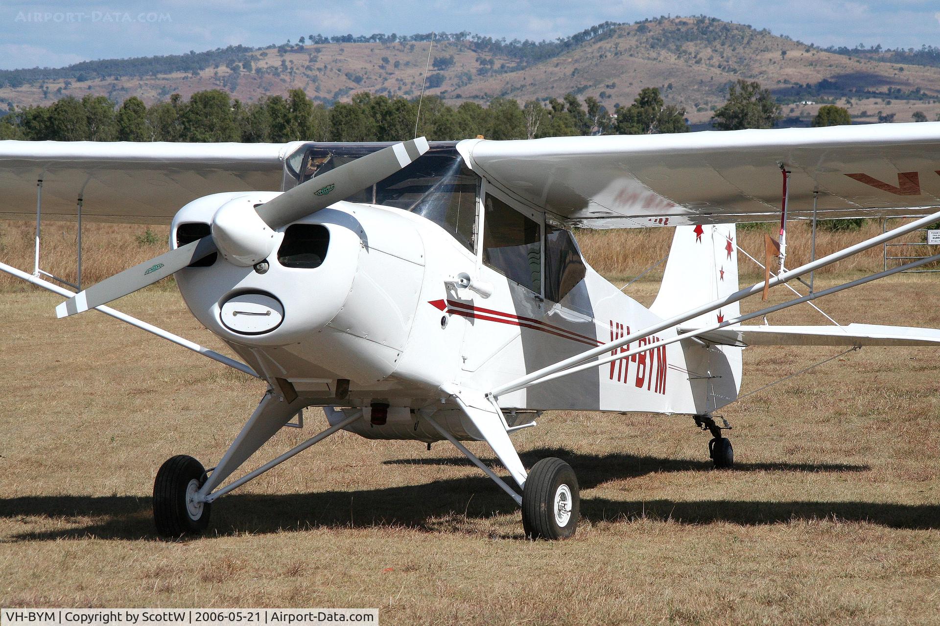 VH-BYM, 1952 Taylorcraft J Auster 5 C/N 1772, image taken at Watts Bridge Memorial airfield