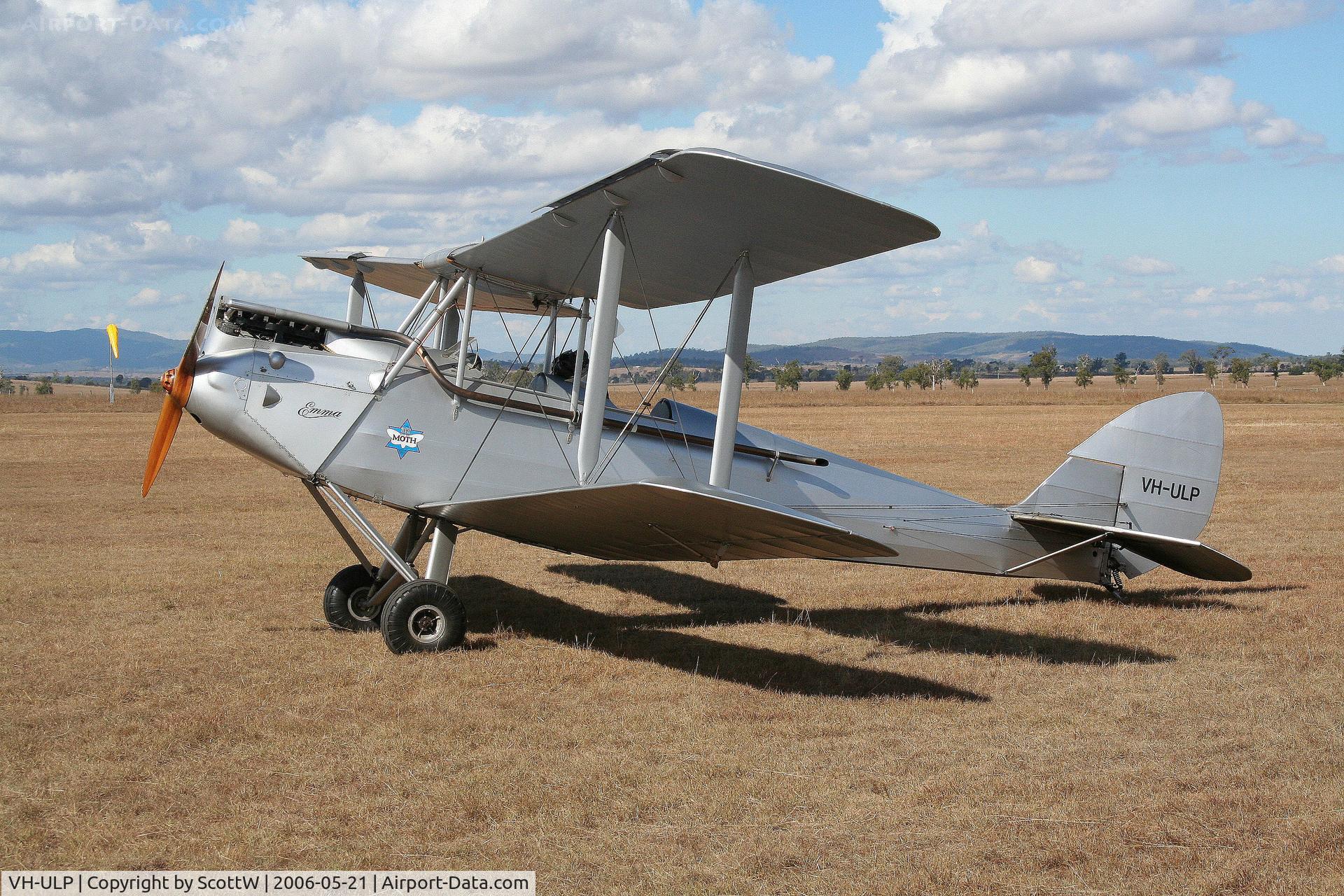 VH-ULP, 1929 De Havilland DH.60M Moth C/N 1406, image taken at Watts Bridge Memorial airfield. this aircraft now resides at Redcliffe Aerodrome just north of brisbane AUS.