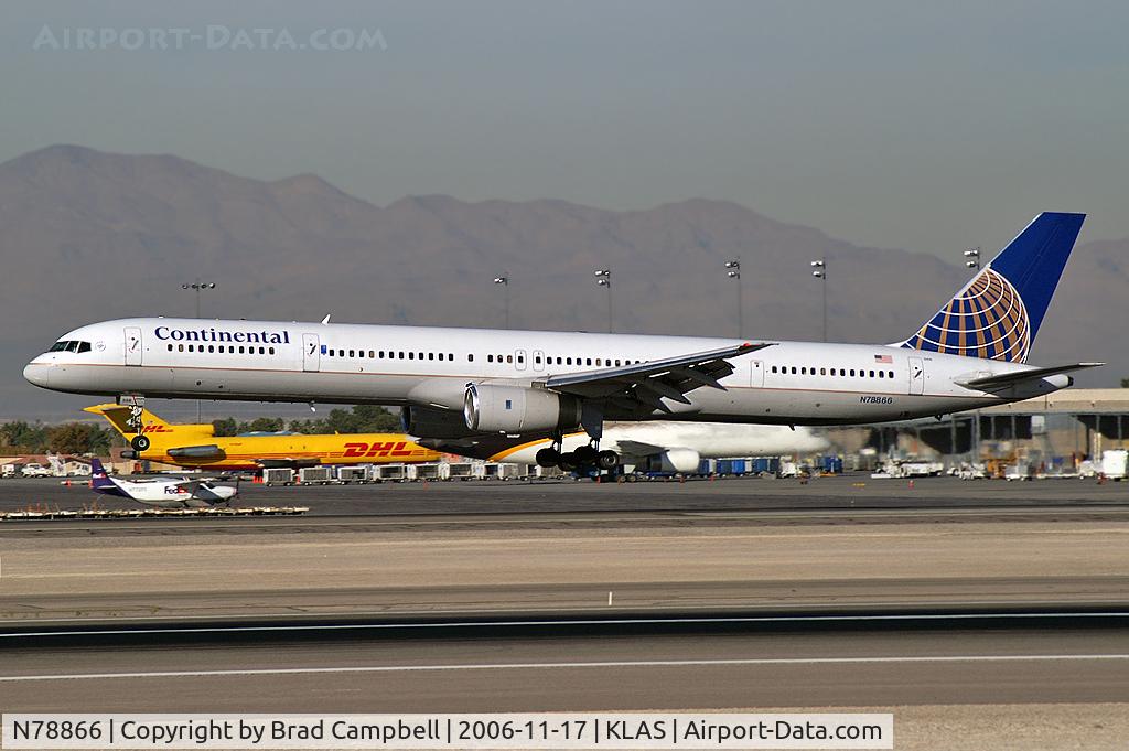 N78866, 2002 Boeing 757-33N C/N 32591, Continental Airlines / 2002 Boeing 757-33N