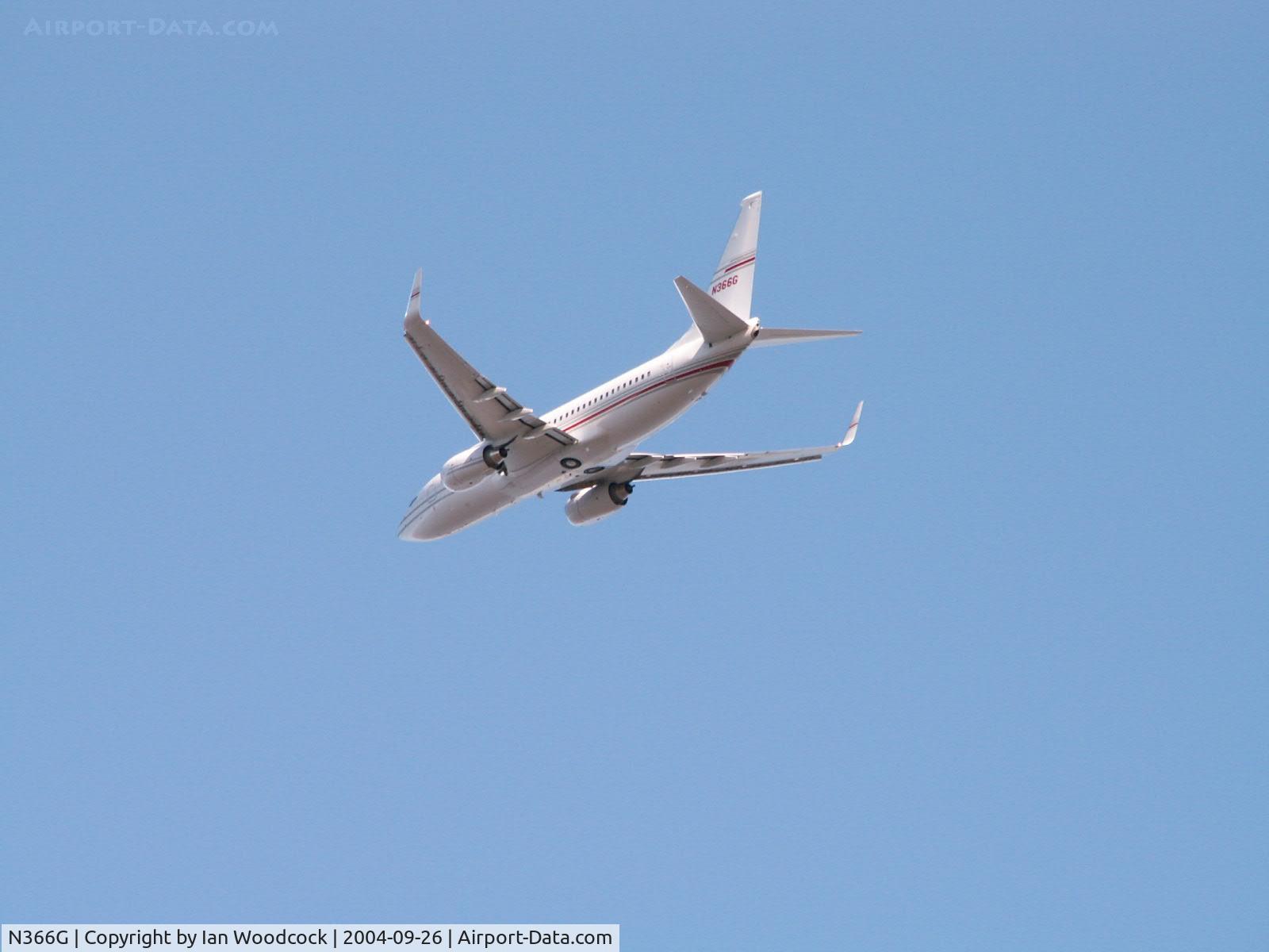 N366G, 1998 Boeing 737-75V BBJ C/N 28581, B737-75V/Corporate/Anchorage