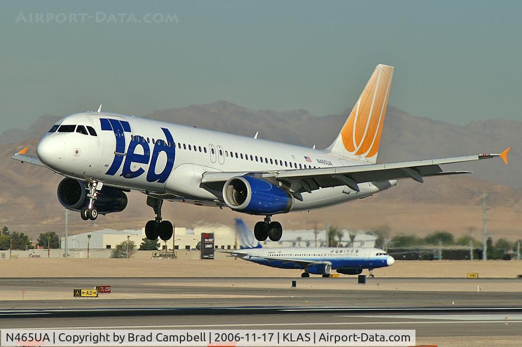 N465UA, 2000 Airbus A320-232 C/N 1341, Ted Airlines / 2000 Airbus Industrie A320-232