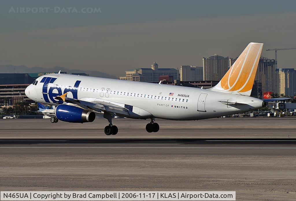 N465UA, 2000 Airbus A320-232 C/N 1341, Ted Airlines / 2000 Airbus Industrie A320-232