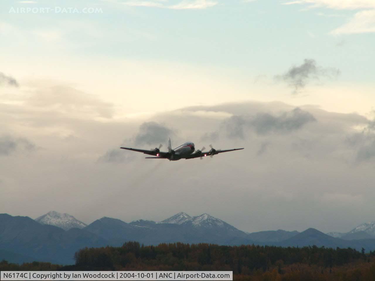 N6174C, 1954 Douglas DC-6A C/N 44075, DC-6A/Northern Air Cargo/Anchorage