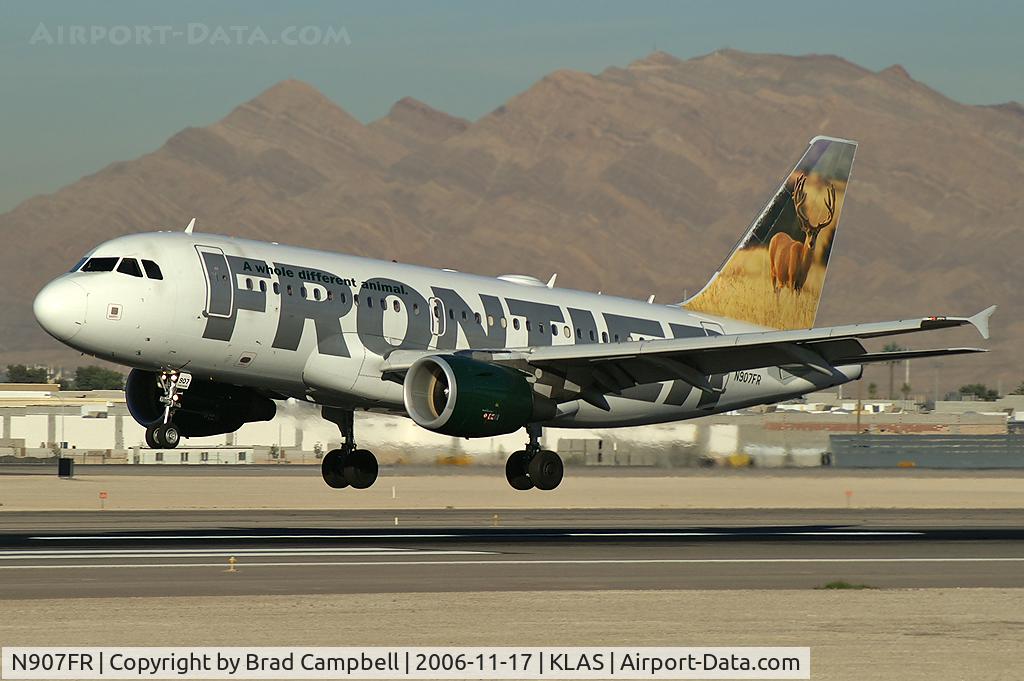 N907FR, 2002 Airbus A319-111 C/N 1743, Frontier Airlines - 'Buck' / 2002 Airbus A319-112