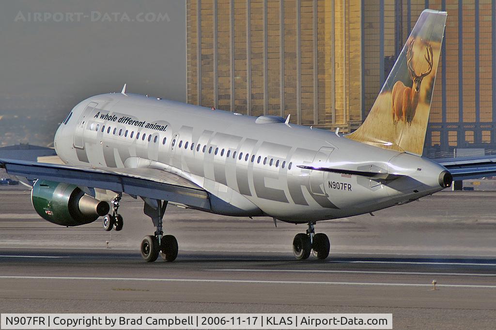 N907FR, 2002 Airbus A319-111 C/N 1743, Frontier Airlines - 'Buck' / 2002 Airbus A319-112