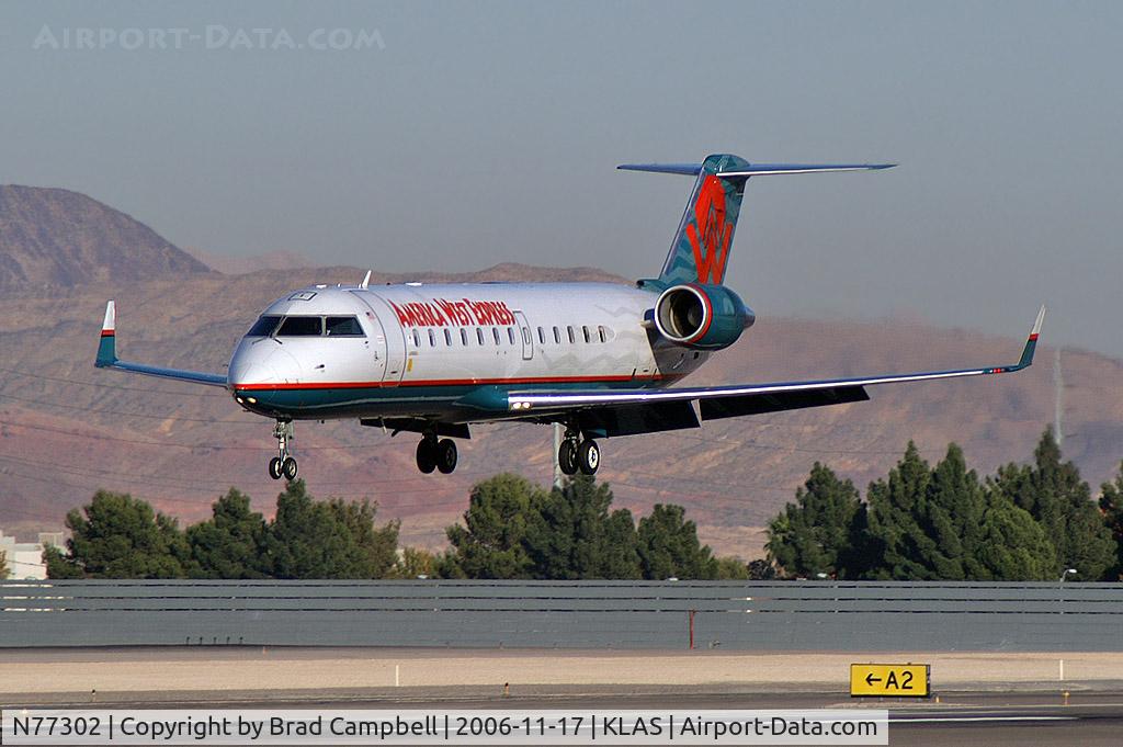 N77302, 1999 Bombardier CRJ-200LR (CL-600-2B19) C/N 7302, America West Express - (Mesa Airlines) / 1999 Bombardier Inc CL-600-2B19