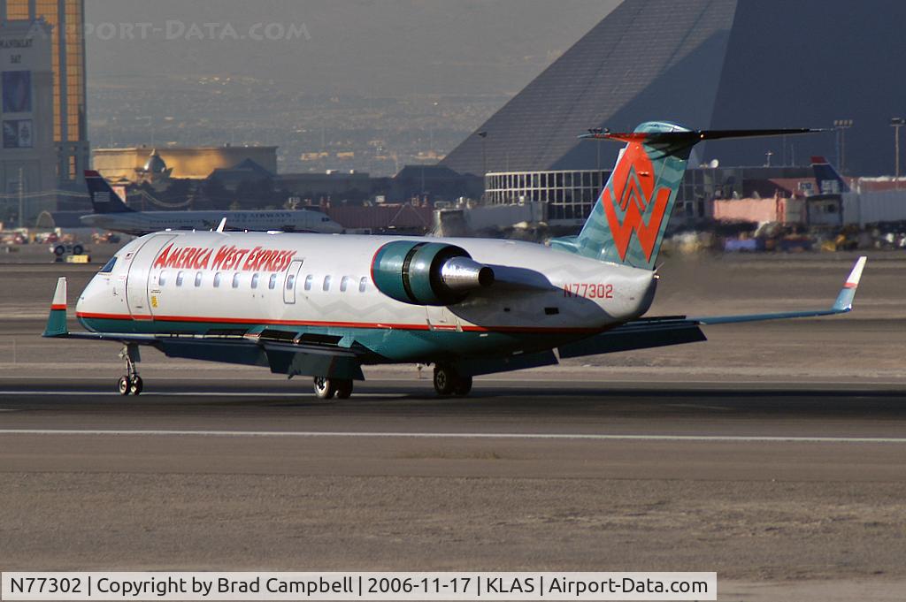 N77302, 1999 Bombardier CRJ-200LR (CL-600-2B19) C/N 7302, America West Express - (Mesa Airlines) / 1999 Bombardier Inc CL-600-2B19