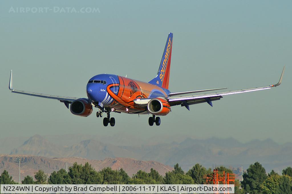 N224WN, 2005 Boeing 737-7H4 C/N 32493, Southwest Airlines - 'Slam Dunk' / 2005 Boeing 737-7H4
