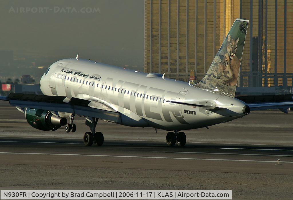 N930FR, 2004 Airbus A319-111 C/N 2241, Frontier Airlines - 'Cougar' / 2004 Airbus A319-111