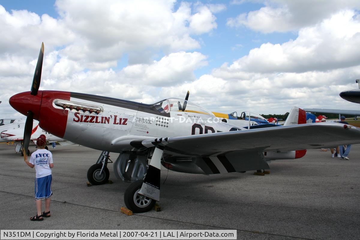N351DM, 1944 North American P-51D Mustang C/N 122-40998 (44-74458), P-51 Sizzlin Liz