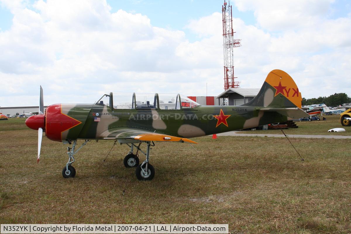 N352YK, 1989 Yakovlev (Aerostar) Yak-52W C/N 8910105, Yak 52