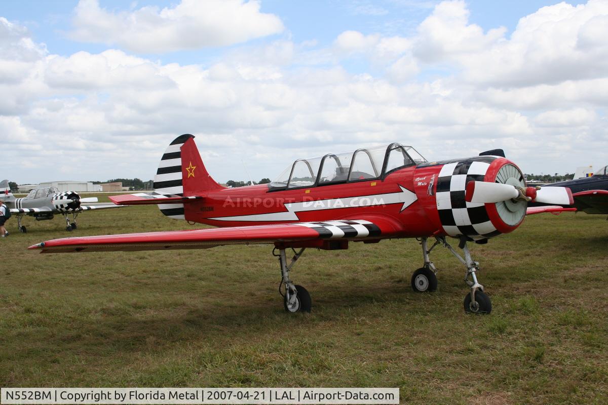 N552BM, 1991 Yakovlev (Aerostar) Yak-52 C/N 9111402, Yak 52
