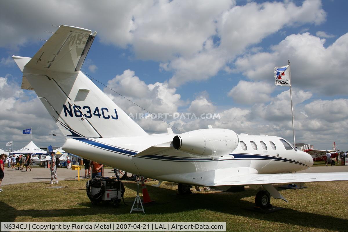 N634CJ, Cessna 525 CitationJet CJ1+ C/N 525-0634, CJ1